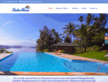 Tablet Screenshot of lakerosewayanad.com